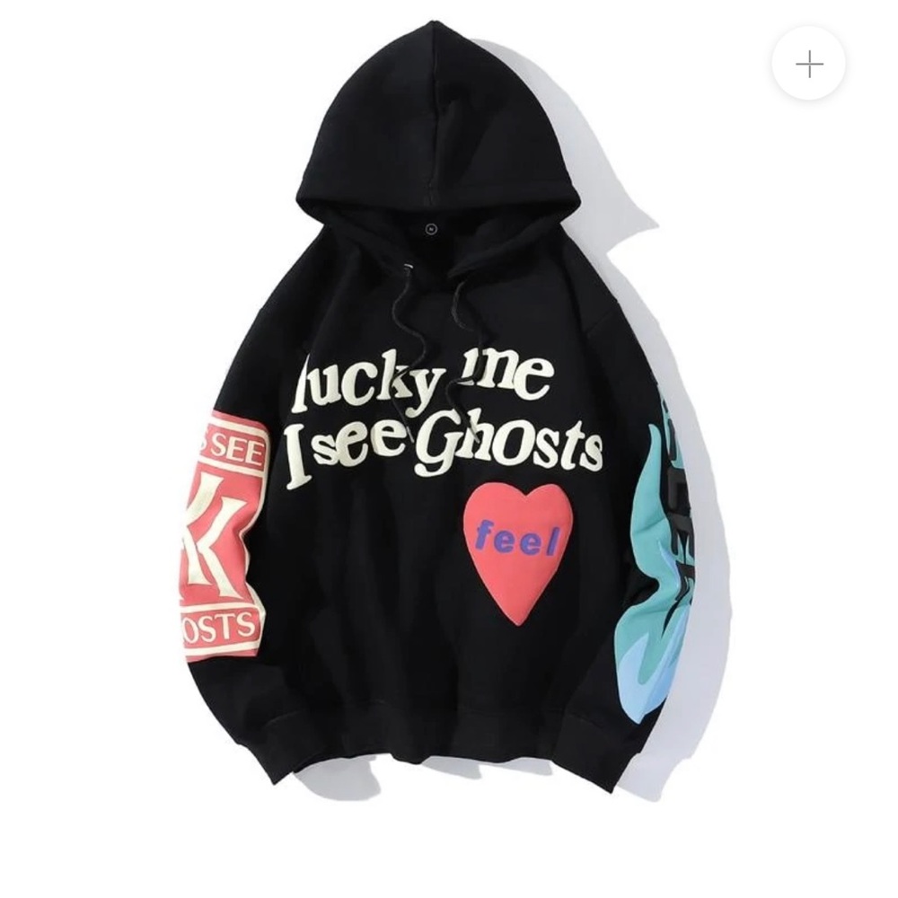 Lucky me Ghosts graffiti oversized sweatshirt original
